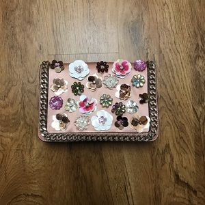 ALDO Flower Statement Clutch/Shoulder Bag